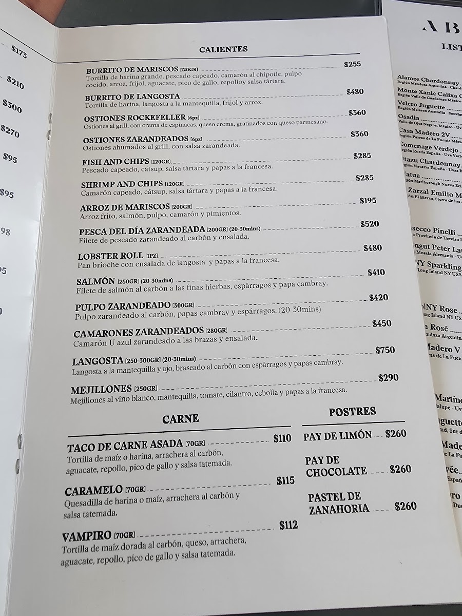 Abisal Seafoods Menu - Image 4